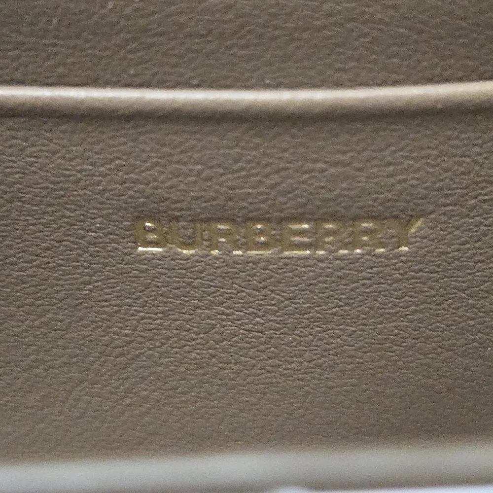 NWT $480 Burberry Small Zip Wallet in Vintage Check and Taupe Leather - Picture 4 of 12